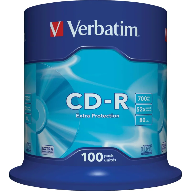 Verbatim - Speichermedium digital CD-R 43411 (VE100 Cakebox 100 Discs