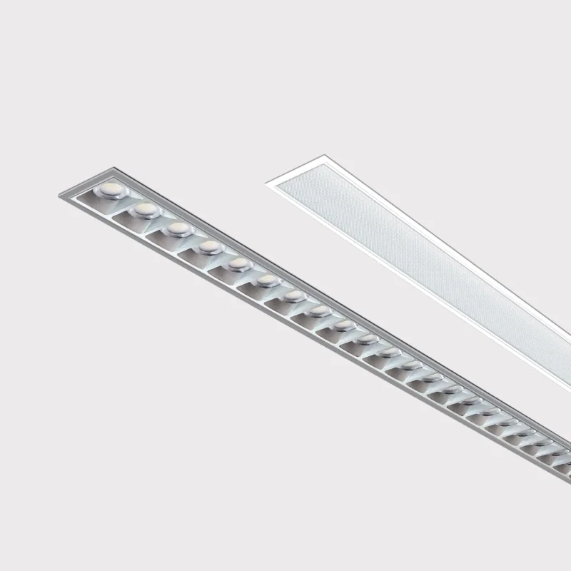 Lightnet - Decken-/Wandleuchte LED-Einbauleuchte LF5AEL-830M-L2075 3000K, silber