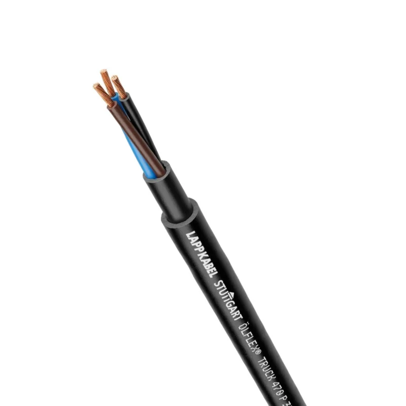 Lapp Kabel&Leitung - Energiekabel < 1 kV, für ortsveränderlichen Einsatz ÖLFLEX TRUCK 470 P 7027080/500 2X1,0 WH/BK − 500 Meter