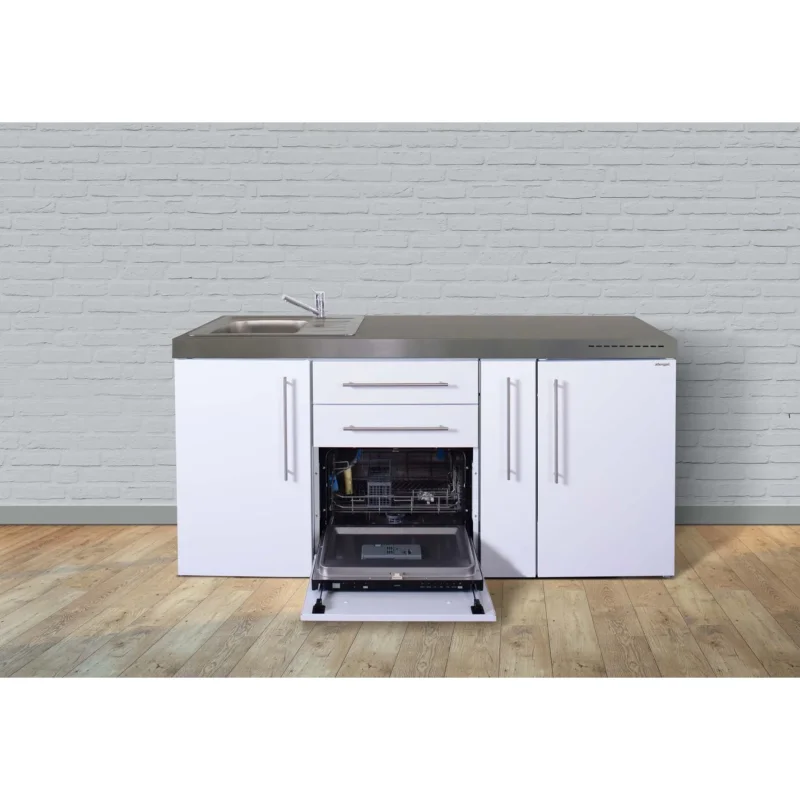 Stengel - Mini-Küche Miniküche Premiumline MPGSBR180AKSGSKSreBl Bordeauxrot
