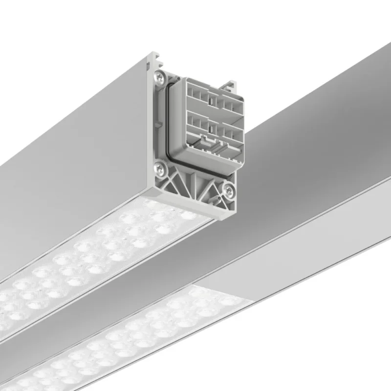 RZB - Geräteträger für Lichtbandsystem LED-Komplettmodul 4547mm 954560.830.476.700 14pol 3000K DALI alu