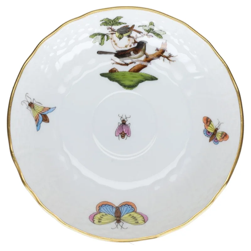 Untertasse für Mokka Espresso Modell 1727 Motiv C Herend Ungarn Rothschild
