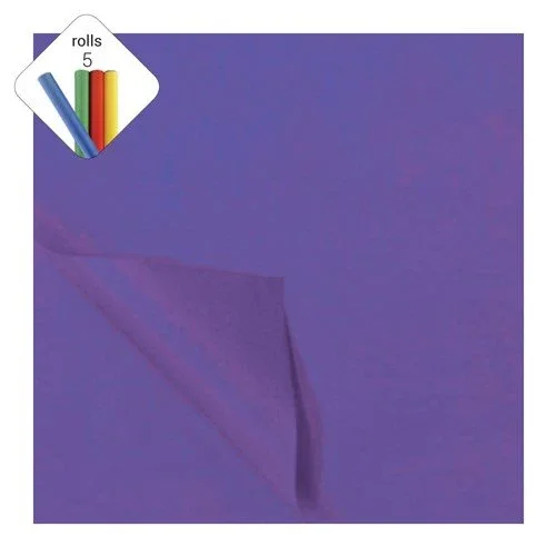 Zijdevloei papier paars 50x70cm van Haza Witbaard koop je bij Partywinkel